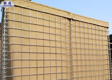 Certificação defensiva revestida do ISO do bastião da parede HESCO da barreira do zinco