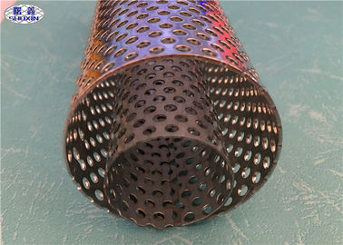 Tubo de aço inoxidável espiral da rede de arame de Prerforated para o elemento de filtro da água