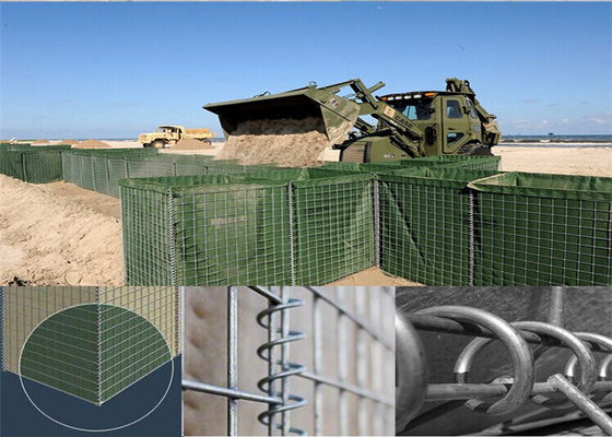 O ISO COC galvanizou a barreira defensiva soldou cestas de Gabion para revestimentos do equipamento