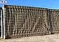 Inunde barreiras/a parede militares da areia da barreira do bastião parede do exército