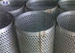 Tubo de aço inoxidável cilindros entalhados perfurados soldados prata do filtro do tubo