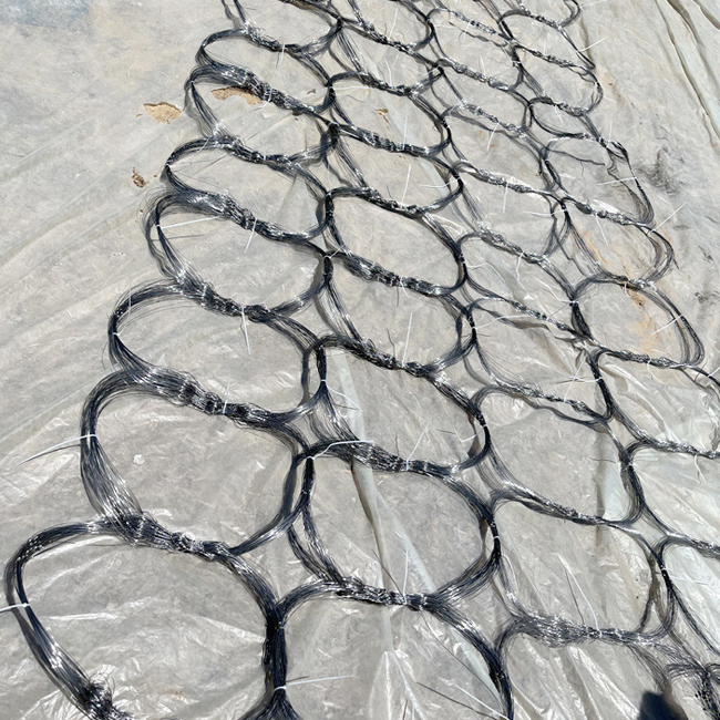 MZP Obstáculo de Arame de Baixa Visibilidade 0,5-0,9mm Malha de Defesa de Tanque 1