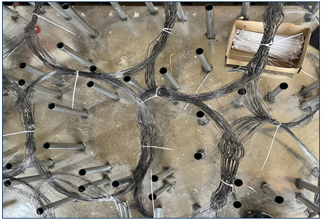 MZP Obstáculo de Arame de Baixa Visibilidade 0,5-0,9mm Malha de Defesa de Tanque 5