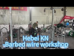 Malha do arame farpado