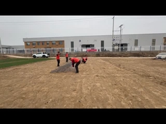 Veja a malha da barreira do tanque a desdobrar-se a 2x velocidade
