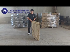 Barreira de defesa - Muro de defesa militar - Demonstração de implantação única