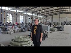 Barreira de Arame Farpado de Aço Inoxidável BTO-22 450mm Diâmetro 35m Por Rolo