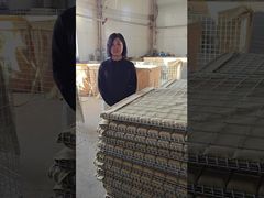 Barreiras de Bastião Defensivo/Barreiras de Proteção Fluvial com Geotêxtil Verde/Areia