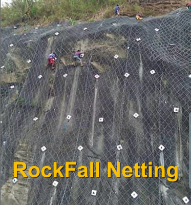 Proteção de Rockfall que pesca a parede de retenção das cestas de 4mm Gabion