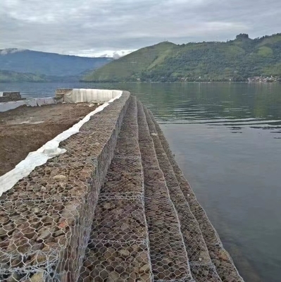 Certificação galvanizada do Iso de Gabion do padrão de Astm A975 cestas feitas sob encomenda