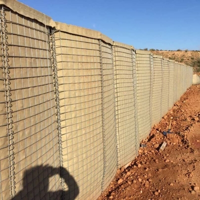as barreiras do controlo de cheias da malha soldada galvanizaram barreiras defensivas do bastião da rede de arame soldada