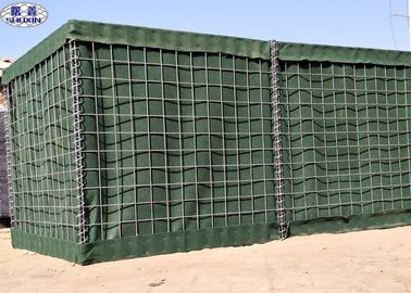 Barreiras militares galvanizadas de Gabion da malha/barreiras militares da parede da areia