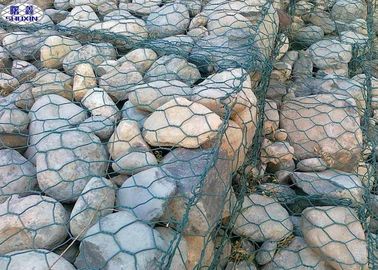 Colchão de alta elasticidade preto Mesh Size de Gabion da força 60mm x 80mm 100mm x 120mm