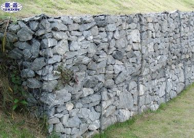 Proteção de solo sextavada galvanizada inundação da forma do furo da gaiola de pedra de aço
