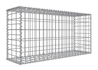 caixa galvanizada 2x1x1m de Gabion da malha soldada de 1x1x0.5m, parede de retenção da gaiola da pedra de Gabion