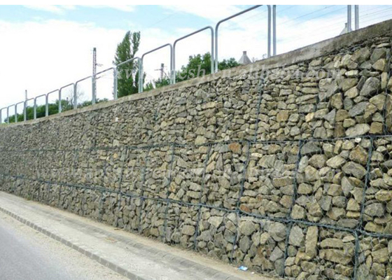 Certificação de aço altamente resistente à corrosão da caixa ISO9001 de Gabion