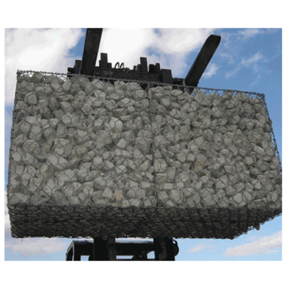 Proteção enchida pedra tecida anti oxidação da rocha das cestas 1mx1mx1m de Gabion