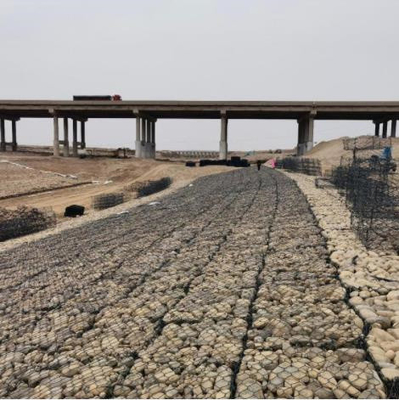 A prova da oxidação galvanizou a cesta sextavada Galfan de Gabion para a proteção da paredão