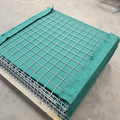 Barreira Hesco Galvanizada para Serviço Pesado MIL3 1*1*10m para Barreira Defensiva de Parede de Areia Soldada