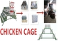Fio de aço Mesh Material da gaiola de colocação Q235 do ovo das galinhas da alimentação da exploração avícola