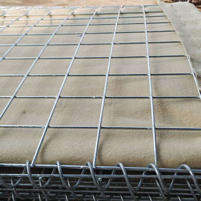 Militar 4-6mm Tamanho personalizado Galvanizado Barreira Defensiva Galfan Tecido Geotextil Para Contra Inundação