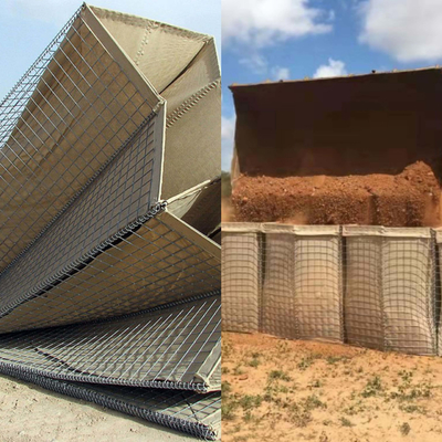 Galvanizado a quente de alta resistência à tração Galfan Parede de explosão de barreira defensiva