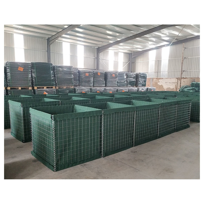 KN-10 5mm Galvanizado Soldado Quadrado Ouro Gaibon Areia Preenchida Barreiras Defensivas Para o Quênia