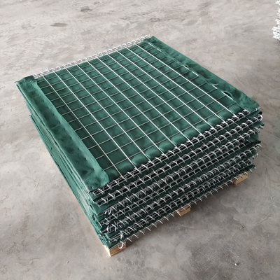 KN-10 5mm Galvanizado Soldado Quadrado Ouro Gaibon Areia Preenchida Barreiras Defensivas Para o Quênia