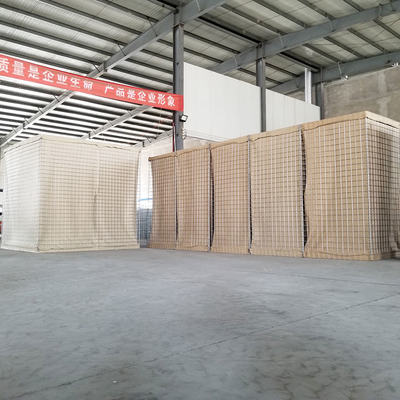 Barreira Militar Soldada Portable Quadrada 3x3 polegadas Barreiras Defensivas de Caixas de Pedra No Gana