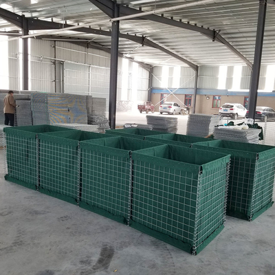 Barreira Militar Soldada Portable Quadrada 3x3 polegadas Barreiras Defensivas de Caixas de Pedra No Gana