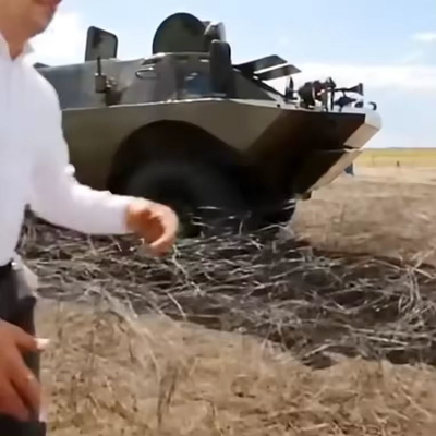 Venda a quente Barreiras de tanque Malha de aço Malha de arame de armadilha Rede Rússia