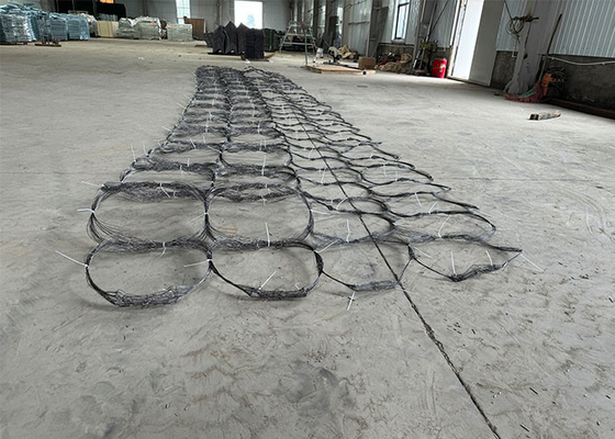 Baixa visibilidade Barreira anti-tanque Cercas de arame de aço para proteção