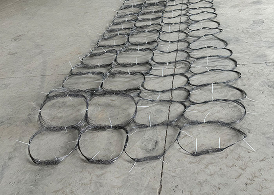 Galvanizado veículo blindado armadilha rede tanque barreira barragem rede de arame