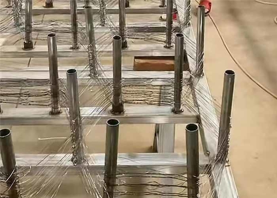 Anti-tanques reduz a mobilidade Galvanizado rede de armadilhas de arame de ferro