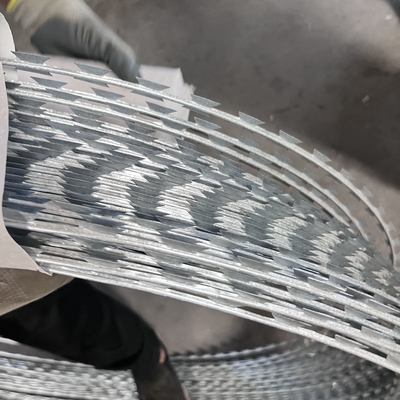 500 M Barbed Galvanized Razor Wire Anti Climb Bird Protector