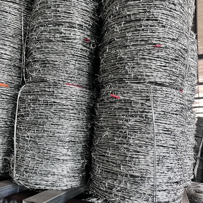 Arame farpado galvanizado a quente de alta resistência 1,6 mm 300 mm