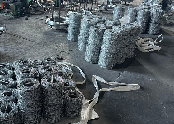 Caldeado galvanizado de segurança de arame farpado de corda de espinhos
