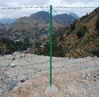 Arame farpado galvanizado preço do arame farpado galvanizado 250m por rolo rede holandesa de metal guarda-corpo caixa de arame farpado tbar ferramenta de alongamento para arame farpado Certificado CE