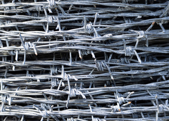 Proteção de construção 3 ou 4 polegadas distância de barbante galvanizado arame farpado