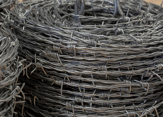 Proteção de construção de cercas 500 metros fio de barro galvanizado de fio único