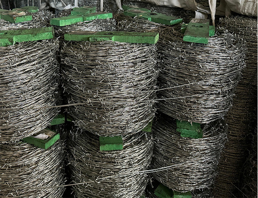 Fios de barro de segurança revestidos de PVC com duplo filamento de torção inversa para aumentar a segurança