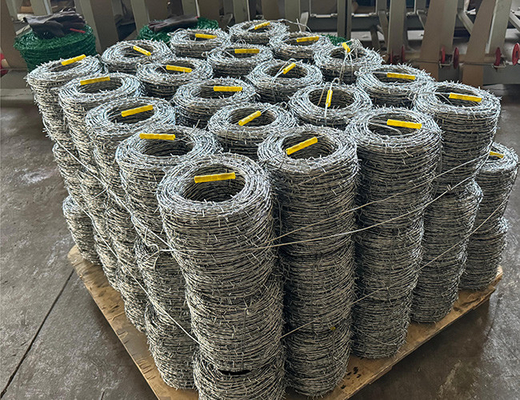 Fios de barro de segurança revestidos de PVC com duplo filamento de torção inversa para aumentar a segurança
