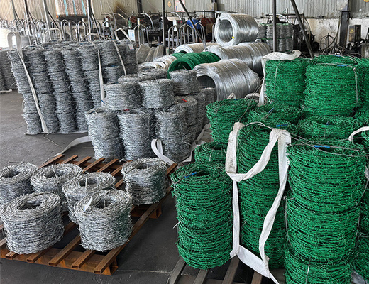 Arame farpado de segurança eletro-galvanizado para isolamento e proteção