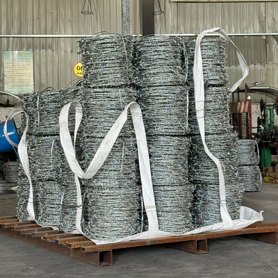 Espiral de arame farpado Galvanizado de arame farpado Defensiva Instalação de vedação de segurança