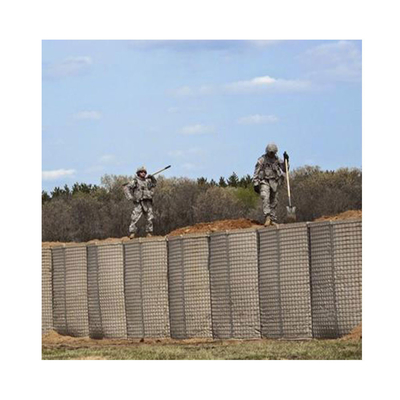 Soldadura Galvanizada Pedra Militar Preenchida de Aço Parede Defensiva de Barreira de Inundação Para Venda