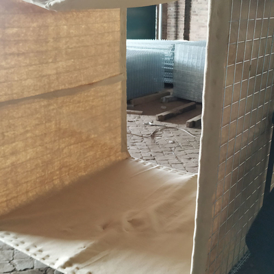 Soldadura Galvanizada Pedra Militar Preenchida de Aço Parede Defensiva de Barreira de Inundação Para Venda