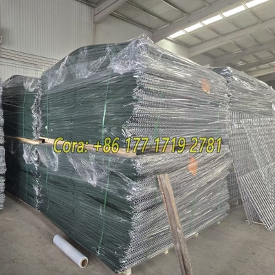 Saco Hesco Militar 2.74m Alto Galvanizado Parede de Proteção de Barreira Defensiva Feita por Caixa de Gabião Soldada