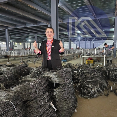 Barreira de segurança MZP Tangle 10x5x1.4 Barreira de malha de arame Anti-tanque Arame em guirlanda tecido em anéis