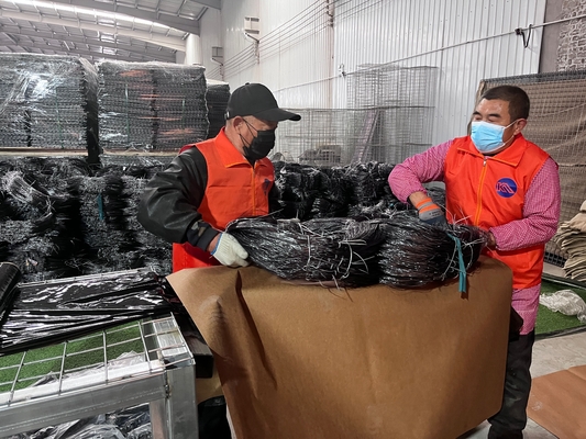 Obstáculo anti-tanque Válvula de enrolamento de tanque invisível Rede de arame de baixa visibilidade