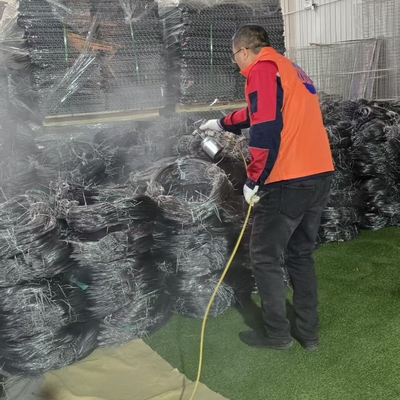 Ukrain MZP / MPP Óleo Protegido 26kg Drone Invisível Rede vedação Barreira de arame Obstáculo Baixa Visibilidade Malha Tanque de Segurança Putanka Barreira